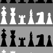portablejim 2D Chess set   Pieces