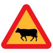 ryanlerch Warning Cows Roadsign