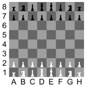 portablejim 2D Chess set   Chessboard