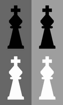 portablejim 2D Chess set   Knight