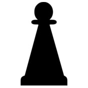 portablejim 2D Chess set   Pawn 1