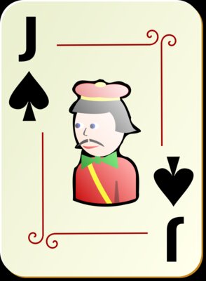 nicubunu Ornamental deck Jack of spades