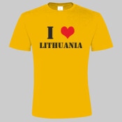 I love Lithuania - marškinėliai vyriški 190gr.