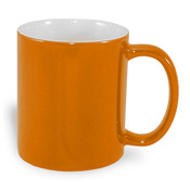 Oranžinis 330 ml sublimacinis puodelis